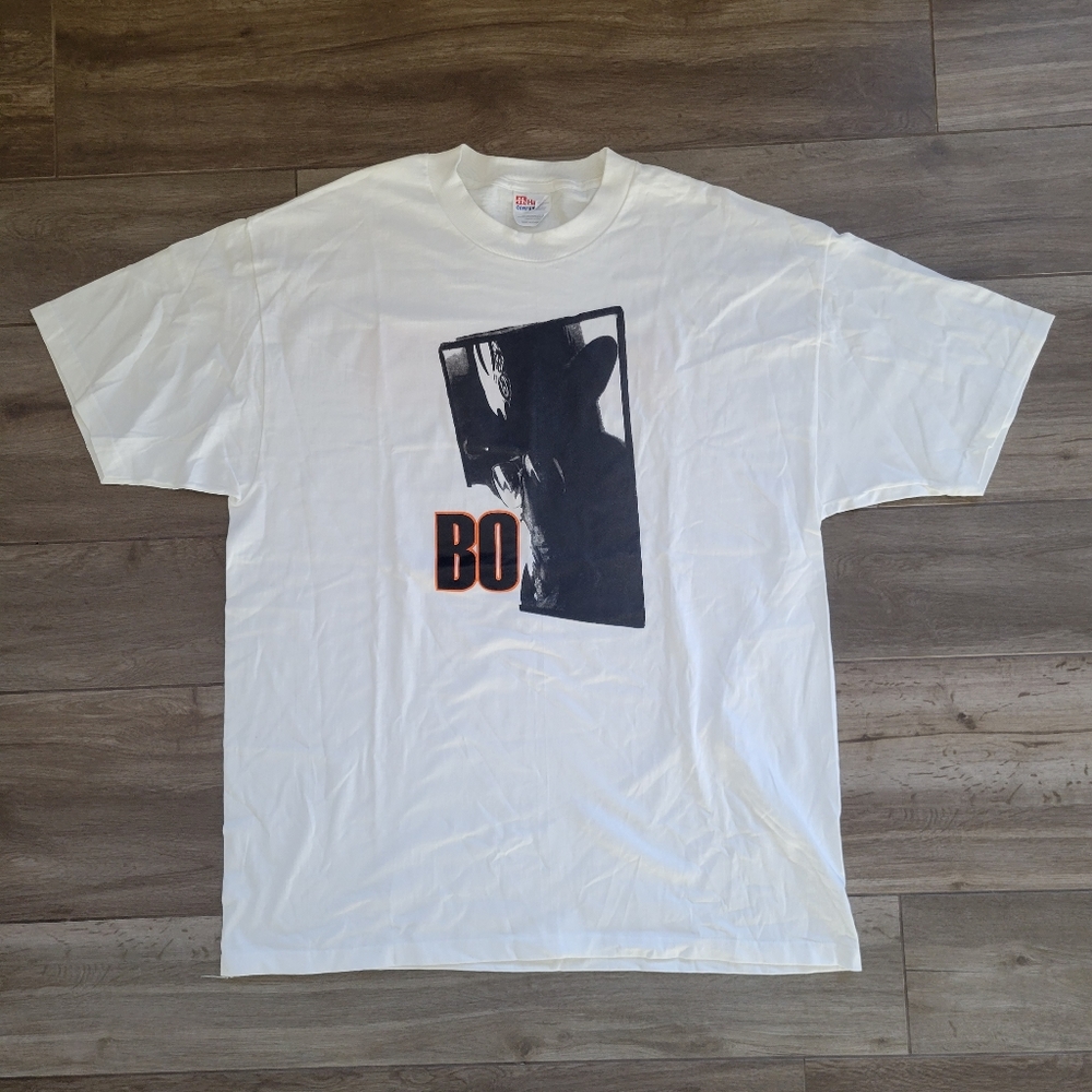 Vintage Bo Who Mr Diddley Fool White T Shirt Front Back Mens Xl Blues Guitar